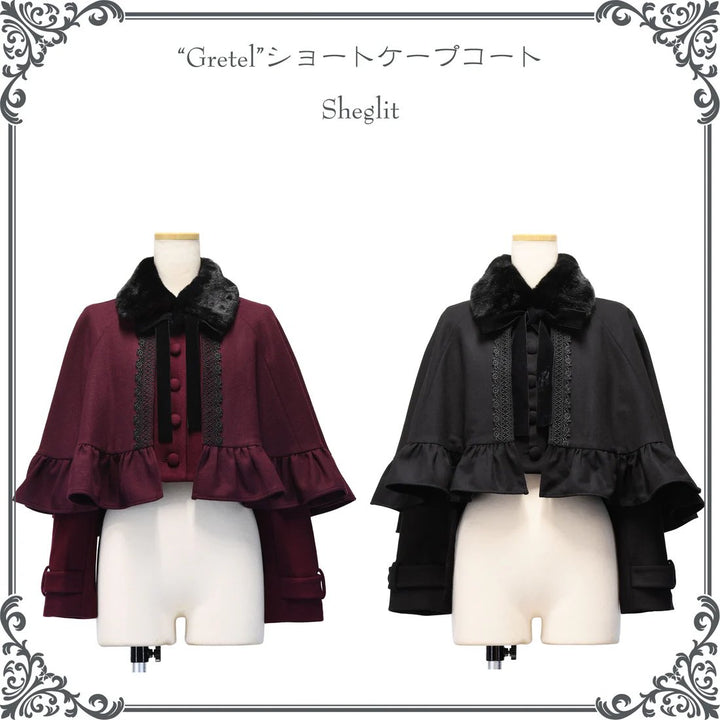 シェグリット　ケープコート 楽天市場】Sheglitシェグリット ORLEAN ケープコートSH664020