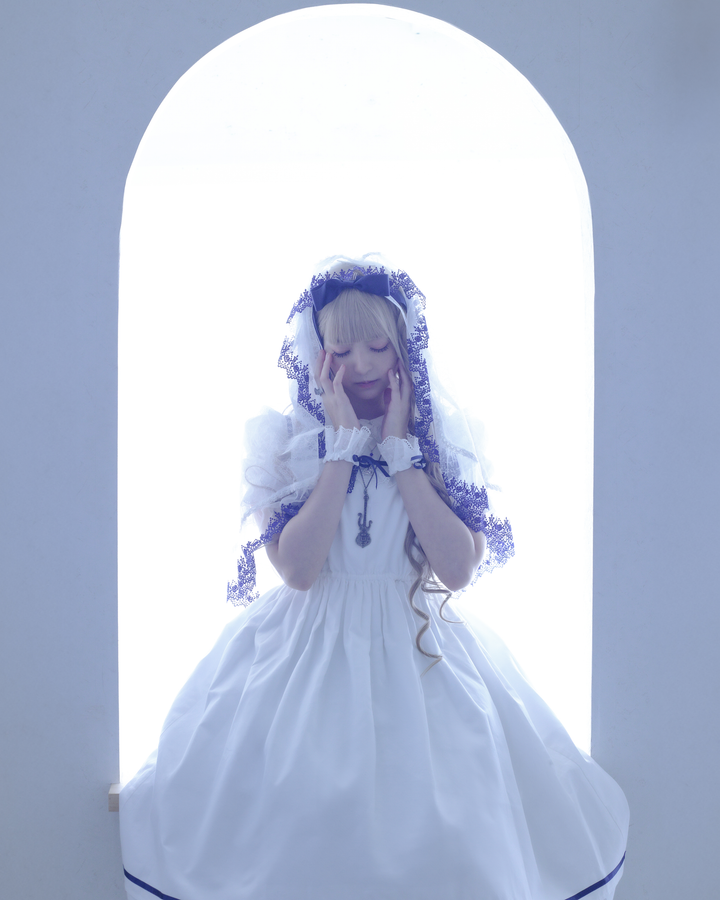 Moitie 燭台刺繍オーバニー Rose Garden Lace Veil & Cape 2WAY | Moi-même-Moitié