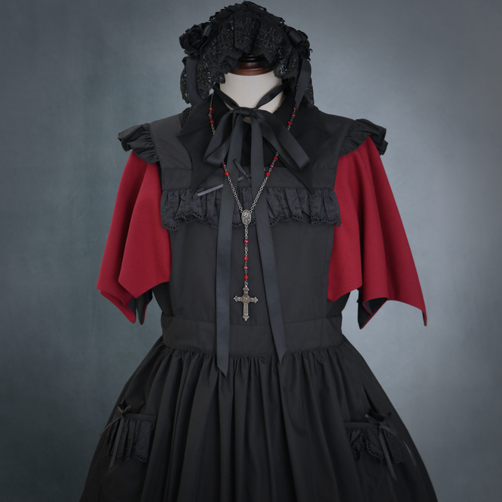 Rose Cross Rosary Necklace | Moi-même-Moitié | Wunderwelt Fleur