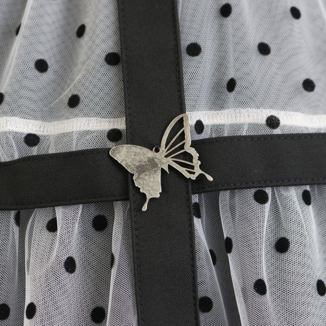 ドットフロッキー鳥籠スカート | Moi-même-Moitié | ロリータ ゴスロリ