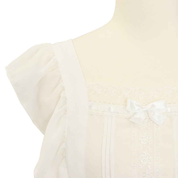 ティアードフリルエプロン（梨地）【クーポン対象外】 | Pina