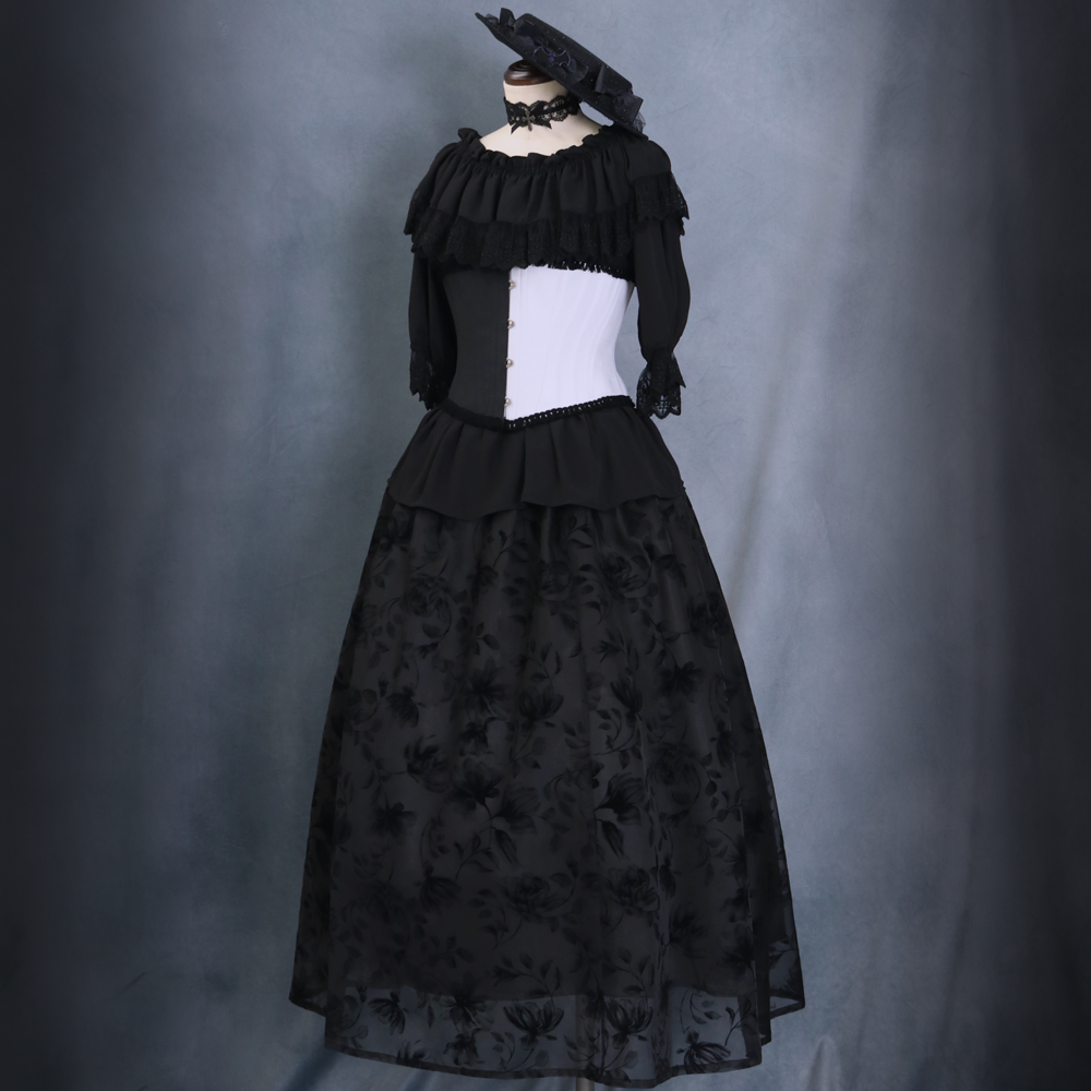 Moi-même-Moitié 黒 コルセット Moi-meme-Moitie / G 編み上げコルセット(2008年) Man 黒 I-23