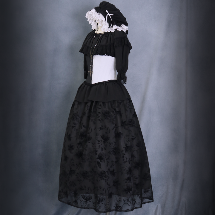 Rose Cross Rosary Necklace | Moi-même-Moitié | Wunderwelt Fleur