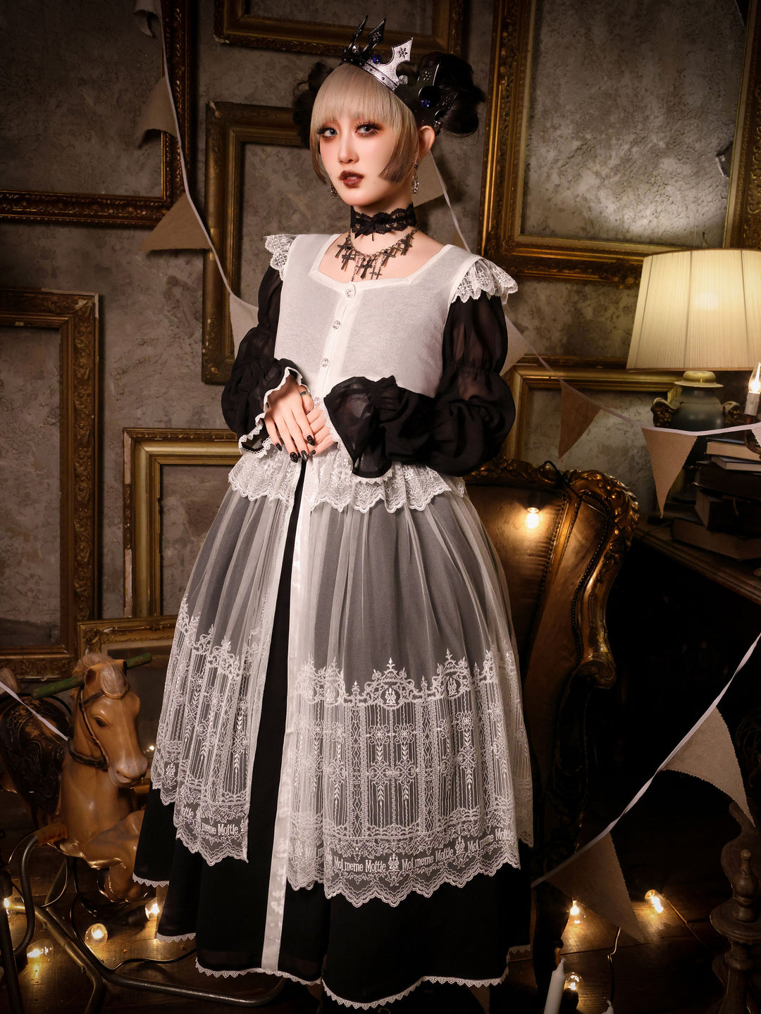 通販限定】燭台エンブレムゲート2Wayエプロンドレス | Moi-même-Moitié