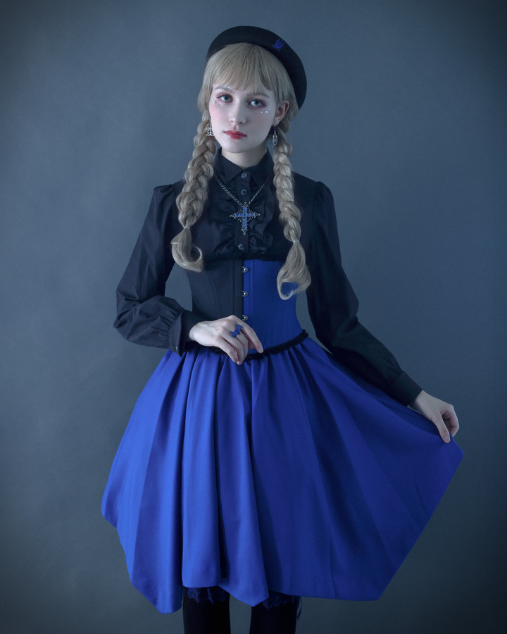 初期 Moi-même-Moitié 黒 ビスチェ コルセット ミディネット Bicolor Short Corset | Moi-même-Moitié | Wunderwelt Fleur - Online