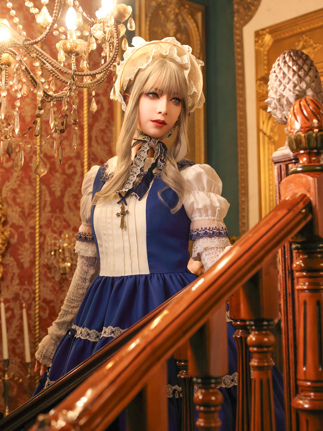 再入荷】ロゴ十字ネックレス | Moi-même-Moitié | ロリータ ゴスロリ