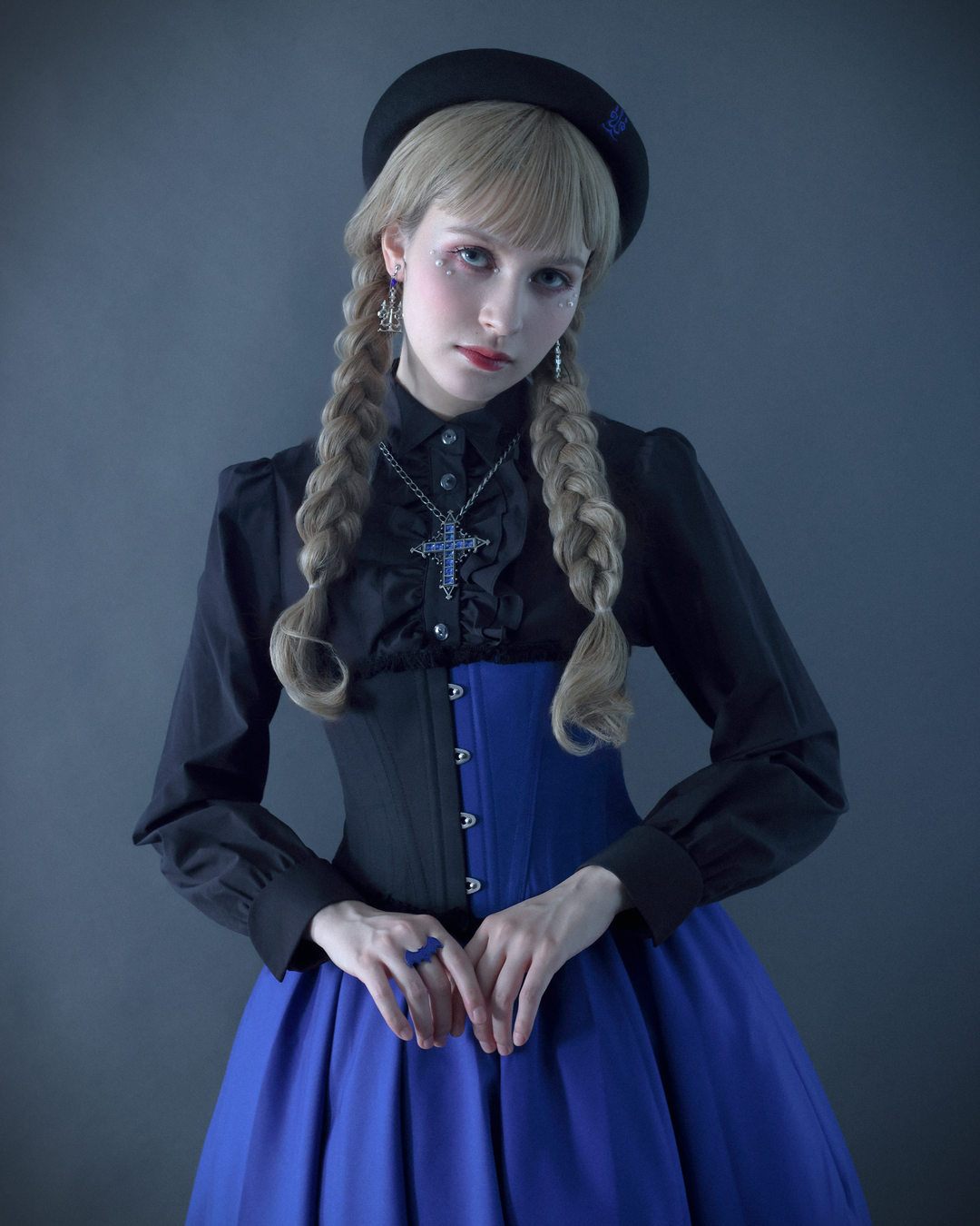 Bicolor Short Corset | Moi-même-Moitié | Wunderwelt Fleur