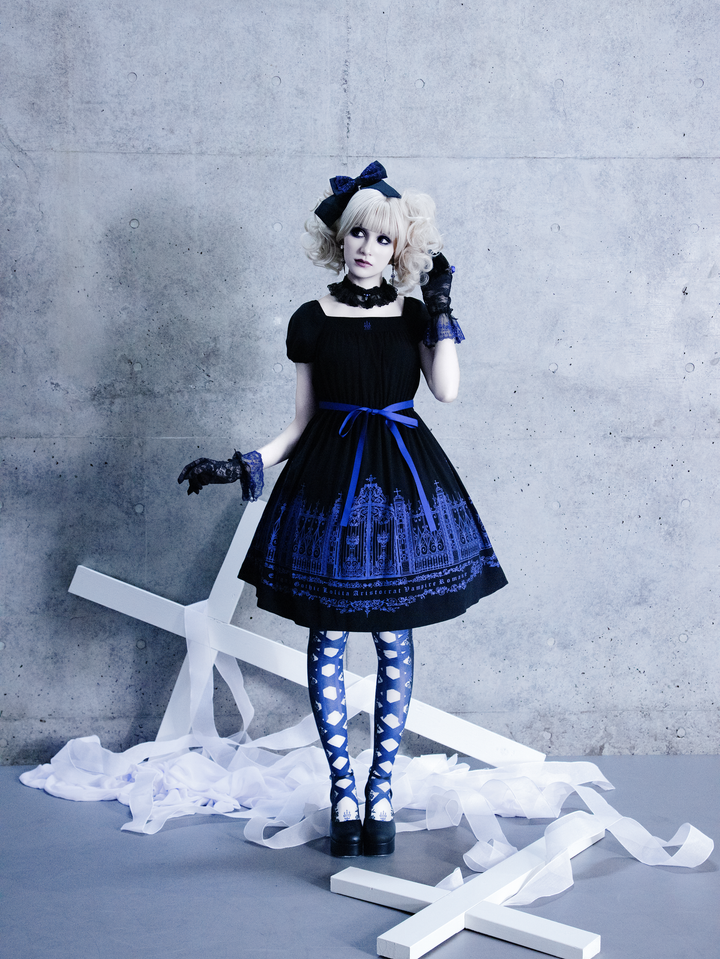 Ribbon Lace-up Overknee Socks | Moi-même-Moitié | Wunderwelt Fleur
