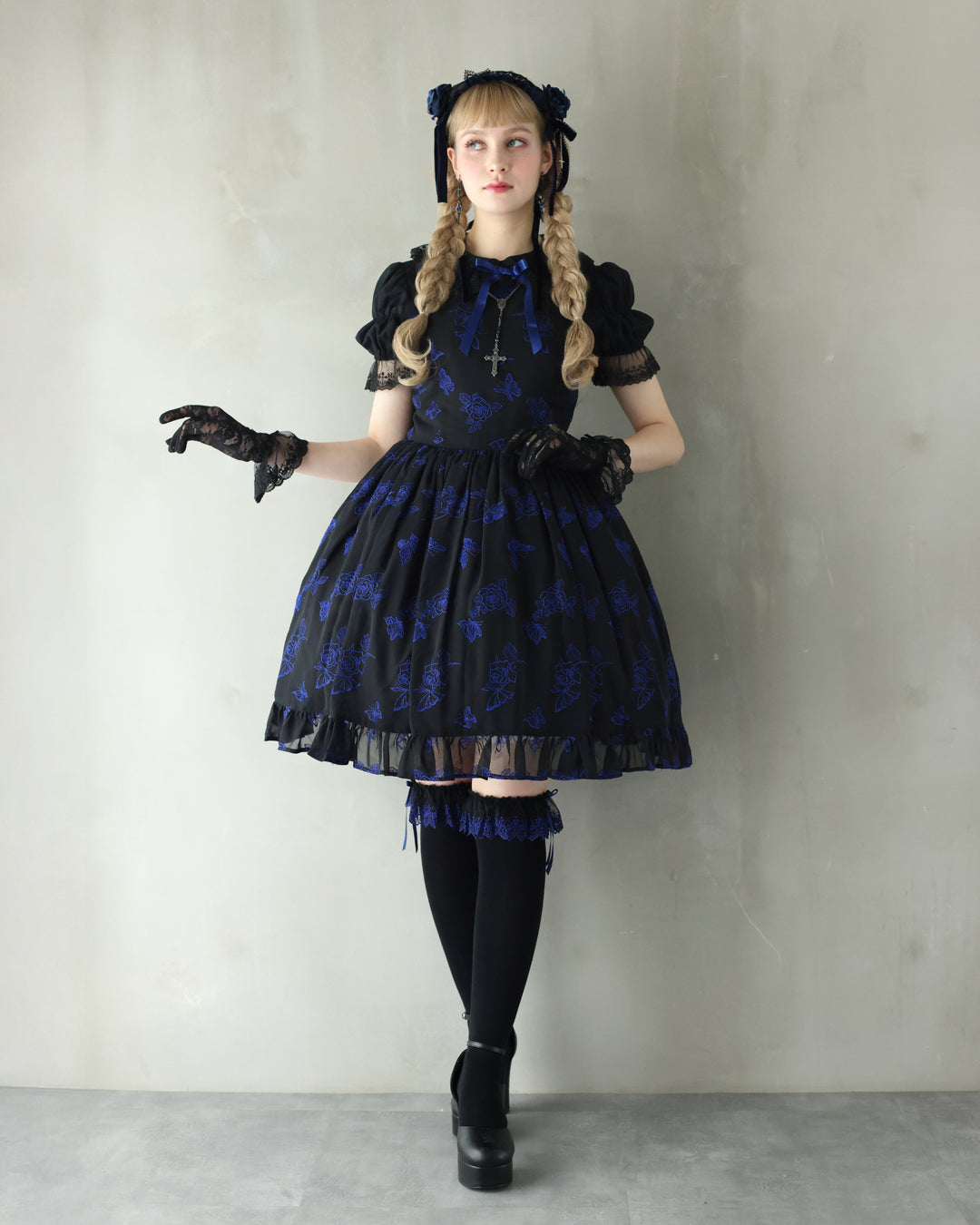 Limited Online sale】Rose and Butterfly JSK | Moi-même-Moitié