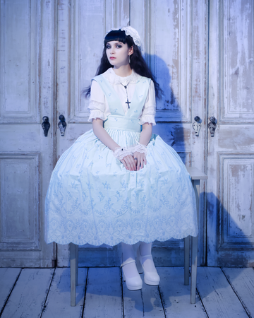 小公女JSK【水色】 | PhysicalDrop | Wunderwelt Fleur - Online