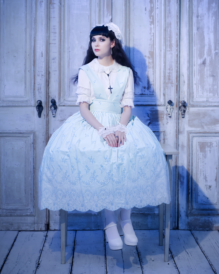 Moi meme Moitieモワティエ最初期ゴブラン風プリントフレアスカート 愛