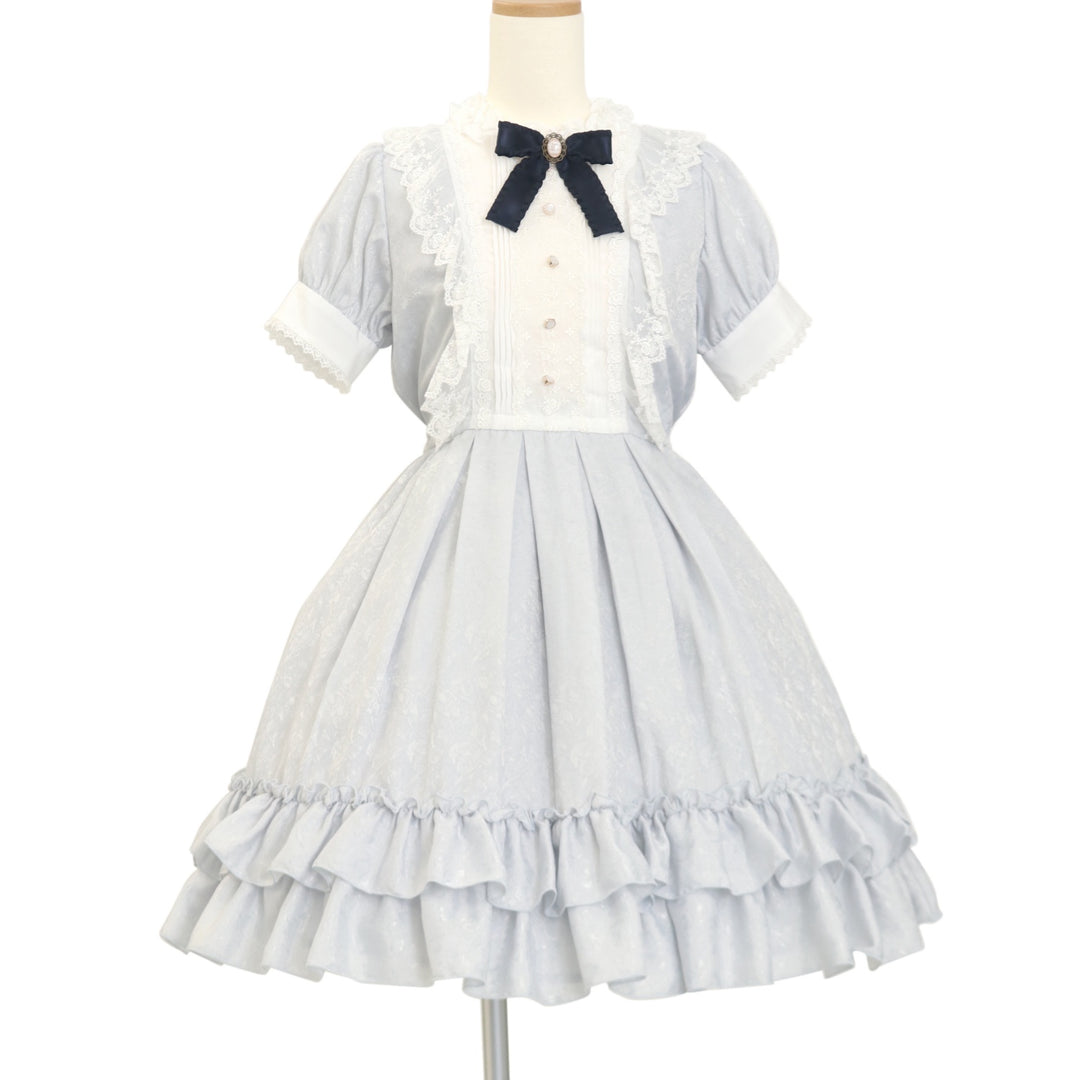 Rose Jacquard Short Sleeve OP | Pina sweetcollection | Wunderwelt