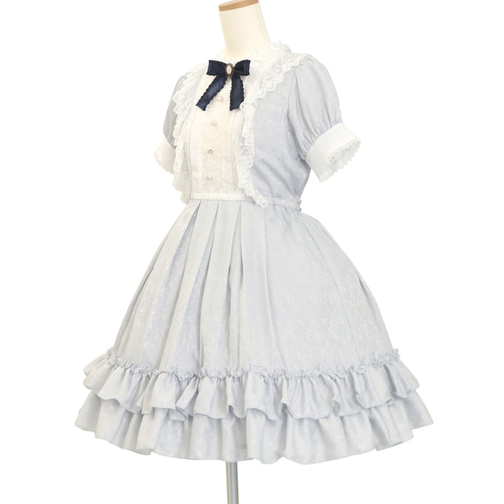 Rose Jacquard Short Sleeve OP | Pina sweetcollection | Wunderwelt
