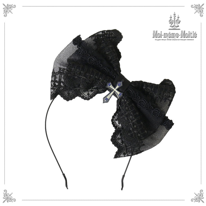 Moi-Meme-Moitie チョーカー Cross Arch Lace Choker by Moi-même-Moitié