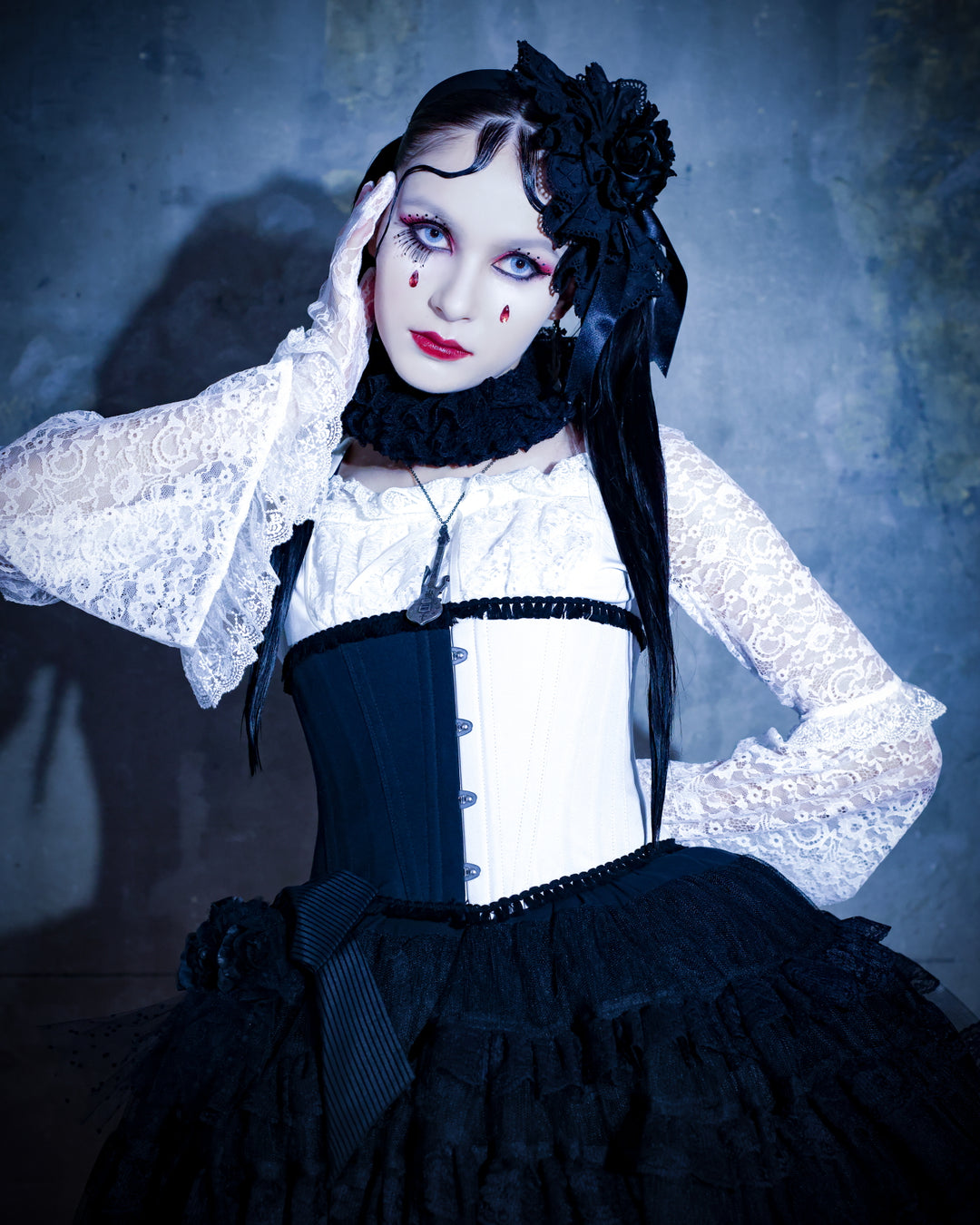Moi-même-Moitié 黒 コルセット Moi-meme-Moitie コルセット風ショルダーベルト黒S