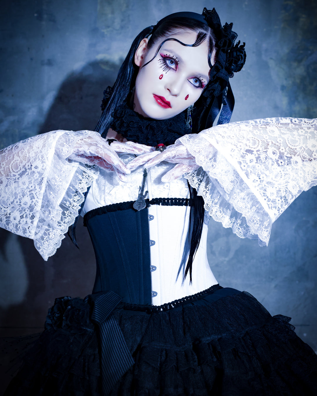 【コスプレ】黒レザー製ネックコルセット ビスチェ コスプレ】黒レザー製ネックコルセット ビスチェ コスプレ】黒