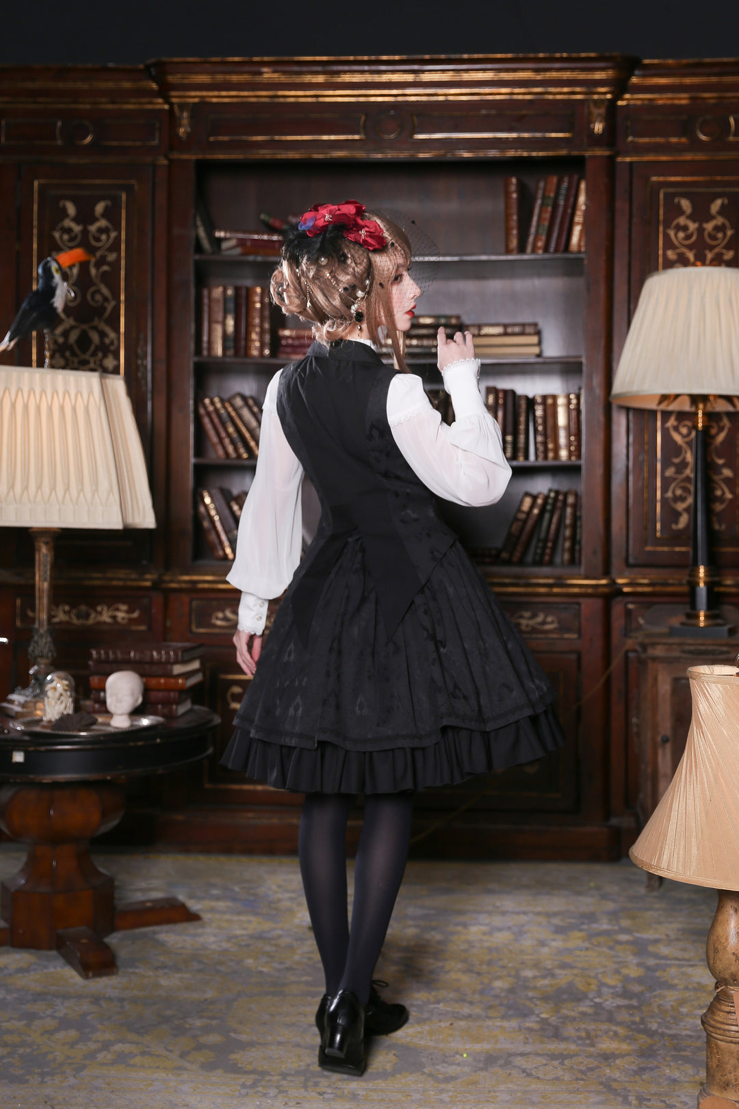 Gemini」Hem Frill Corset style Skirt | AmaStacia