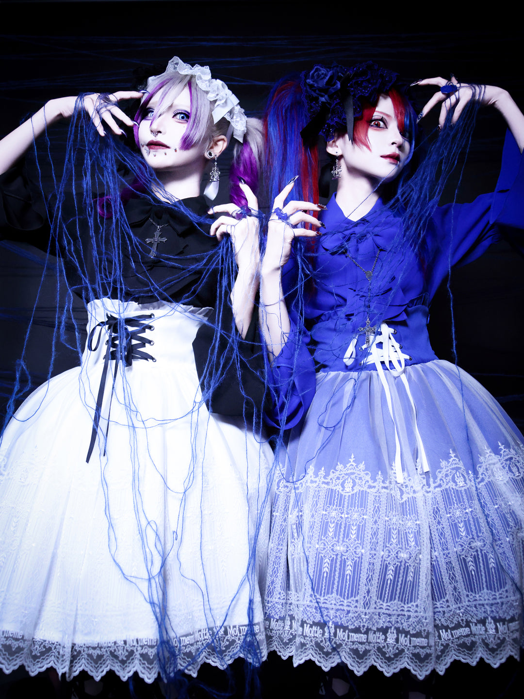 再入荷】ロゴ十字ネックレス | Moi-même-Moitié | ロリータ ゴスロリ
