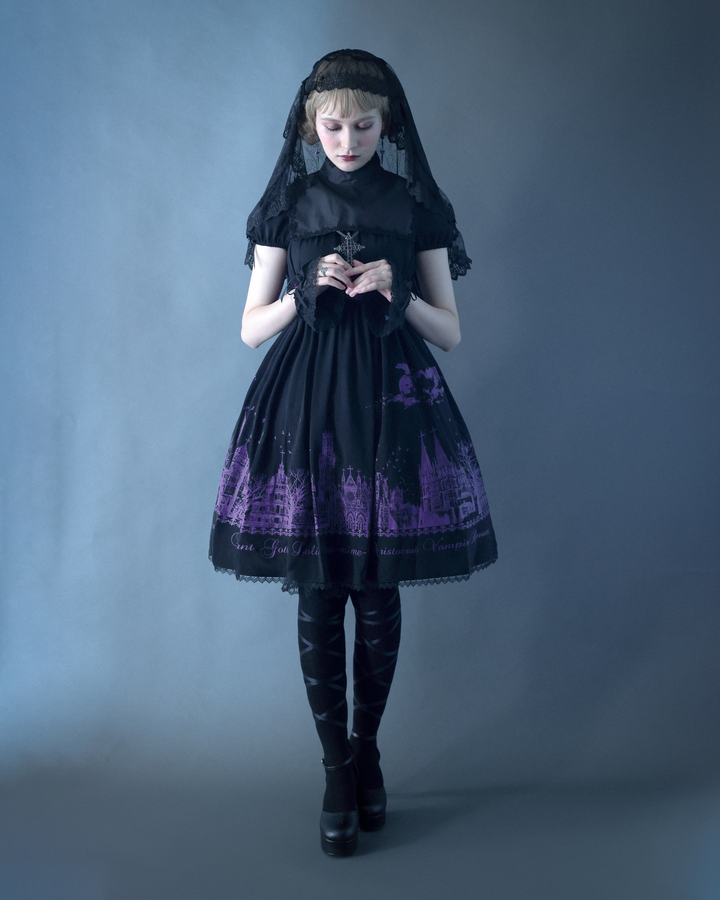 サイレントムーンワンピース(ミニ丈・再販) サイレントムーンワンピース(ミニ丈) | Moi-même-Moitié | ロリータ