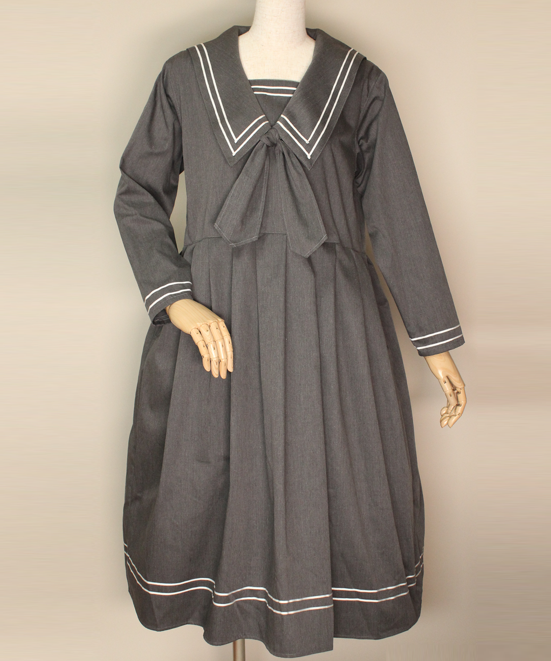 タグ付き♥♥ピアノの発表会ワンピースセーラーHERHUMハーハム Piano Recital OP (Long Sleeves) | HERHUM | Wunderwelt Fleur