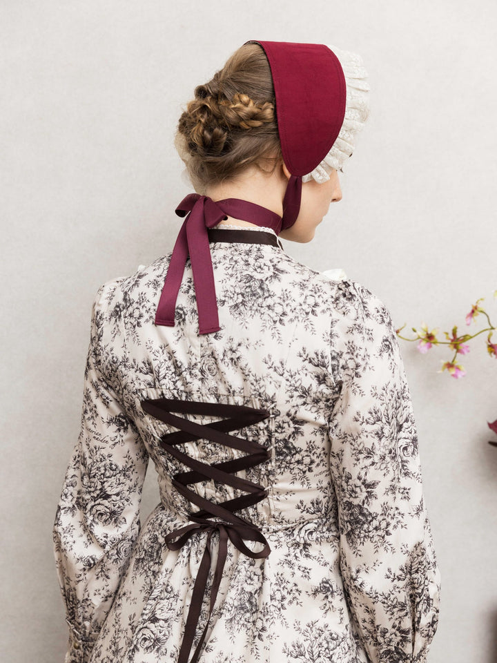 ルイーズクラシカルドールドレス（トワルドロココブーケ柄