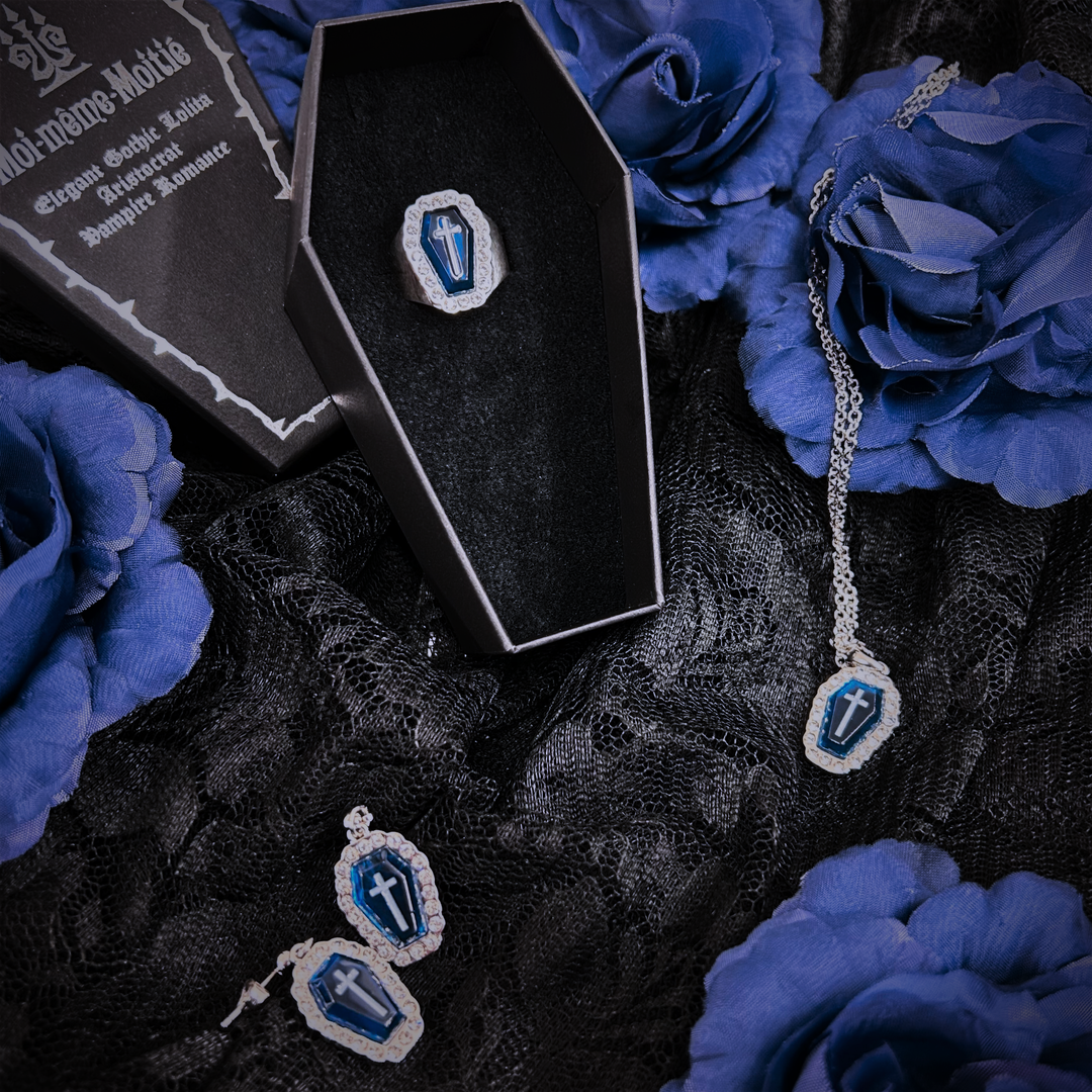 Crystal Coffin Ring (925 Silver) | Moi-même-Moitié | Wunderwelt