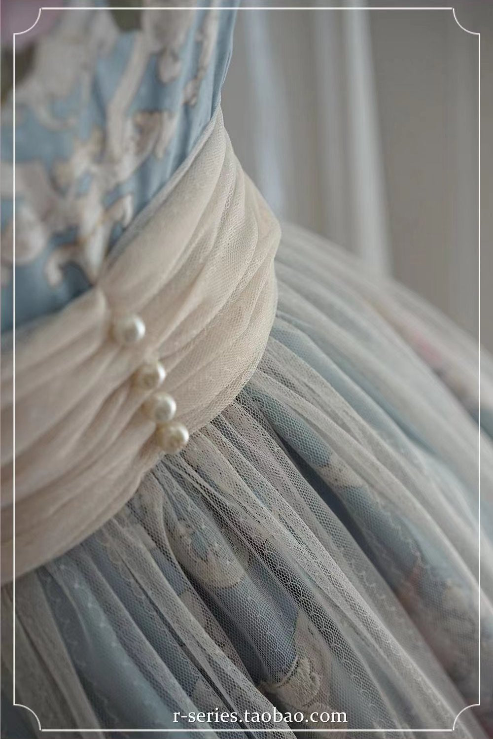 Unicorn Garden Embroidered Tulle Overskirt | R-SERIES