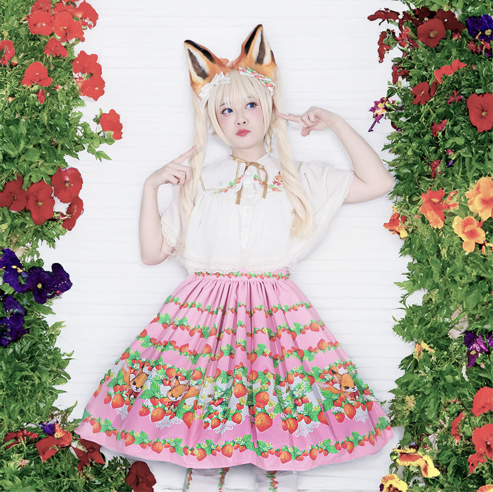 sweet strawberry season スカート | Little Rose Planet | ロリータ