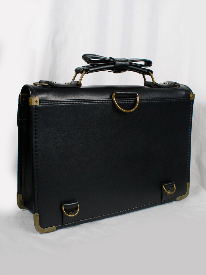 週末限定イノセントワールド エンジェルローズバッグ BLACK ロリータ Victorianサッチェルバッグ | Victorian maiden | ロリータ ゴスロリ