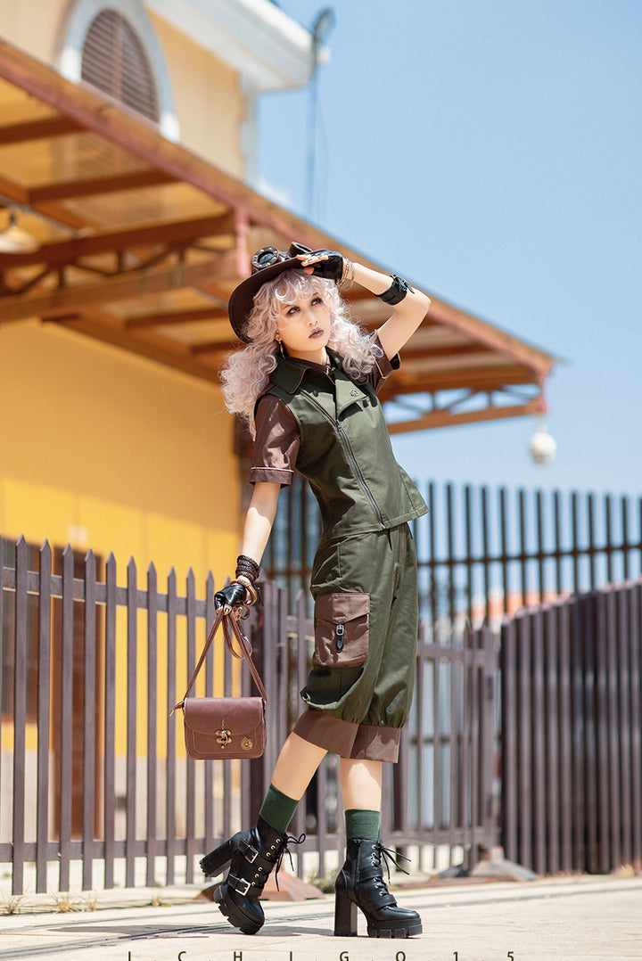 冒険家＊スチームパンク風ベスト | ICHIGO15 | ロリータ ゴスロリ