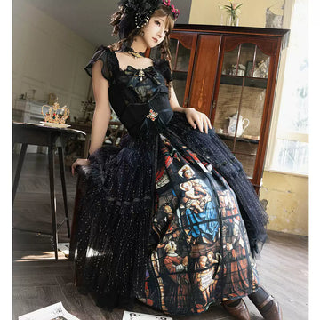 Rosary in the Illusion Library」コルセット+オーバースカート Set Rosary in the Illusion Library」コルセット+オーバースカート Set