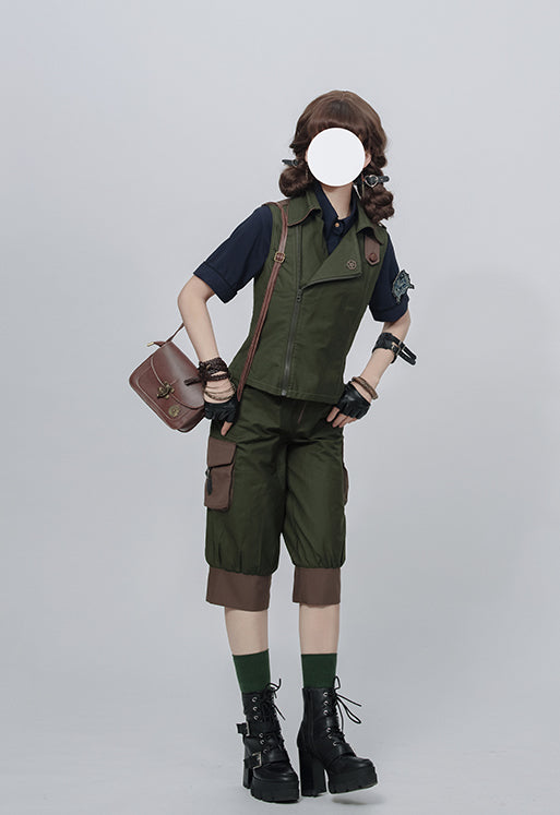 Adventurer＊Steampunk-style Half Pants | ICHIGO15