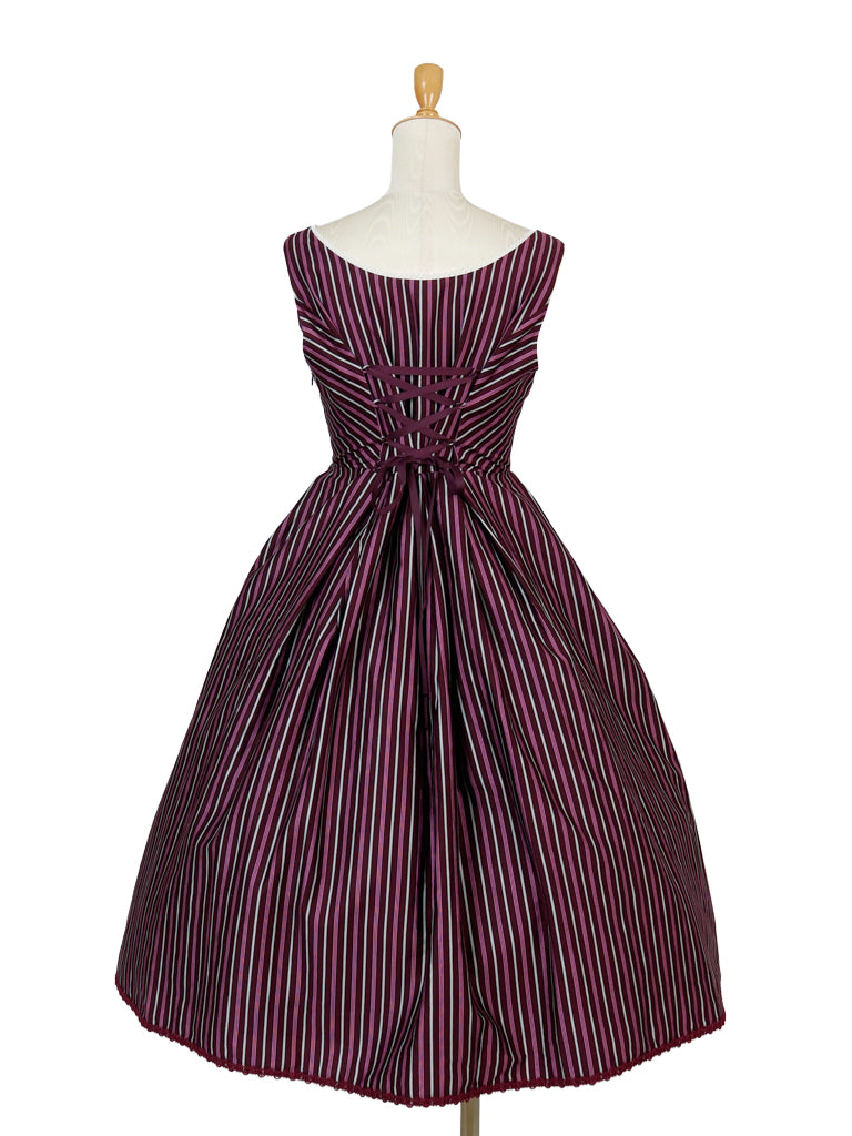 美品■LINLEY■英国王室御用達■280万■ローズウッド■両袖机■プレジデント Thick英国レジメンタル王冠プリントスリーブレスドレス【クーポン対象