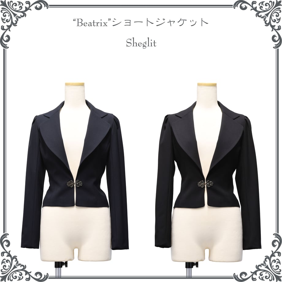 Sheglit Beatrix ショートジャケット　グレー Beatrix ショートジャケット【クーポン対象外】 | Sheglit | ロリータ