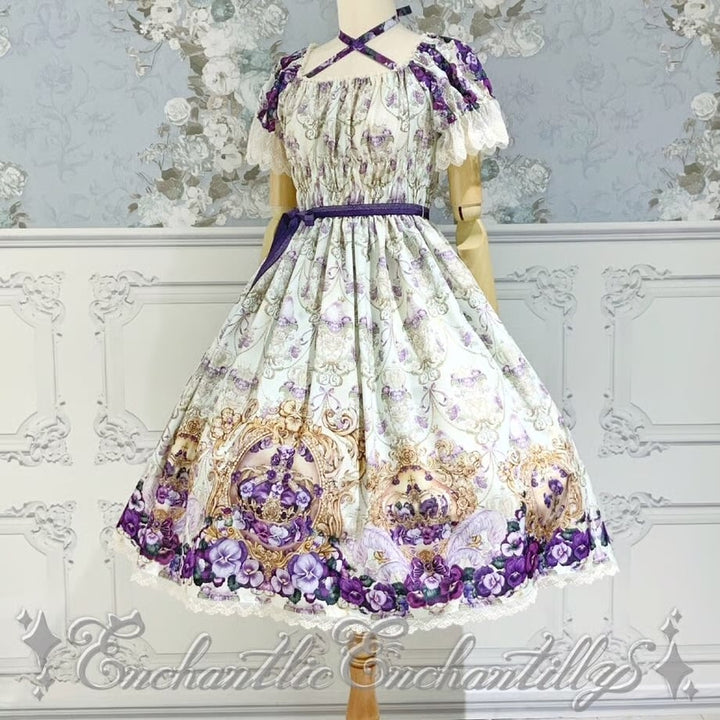 すみれ姫の王冠ワンピース（生成り） | Enchantlic Enchantilly