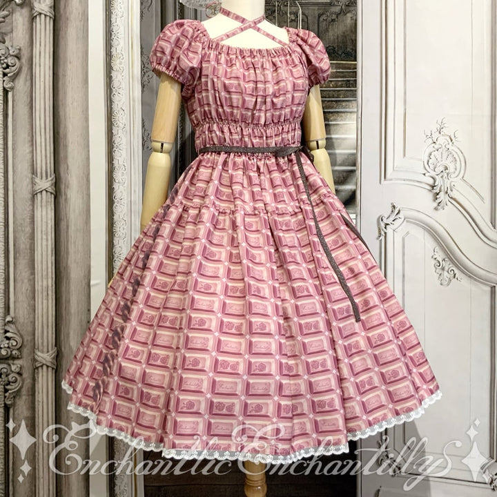 アンシャンテリー チョコレート ワンピース | Enchantlic Enchantilly