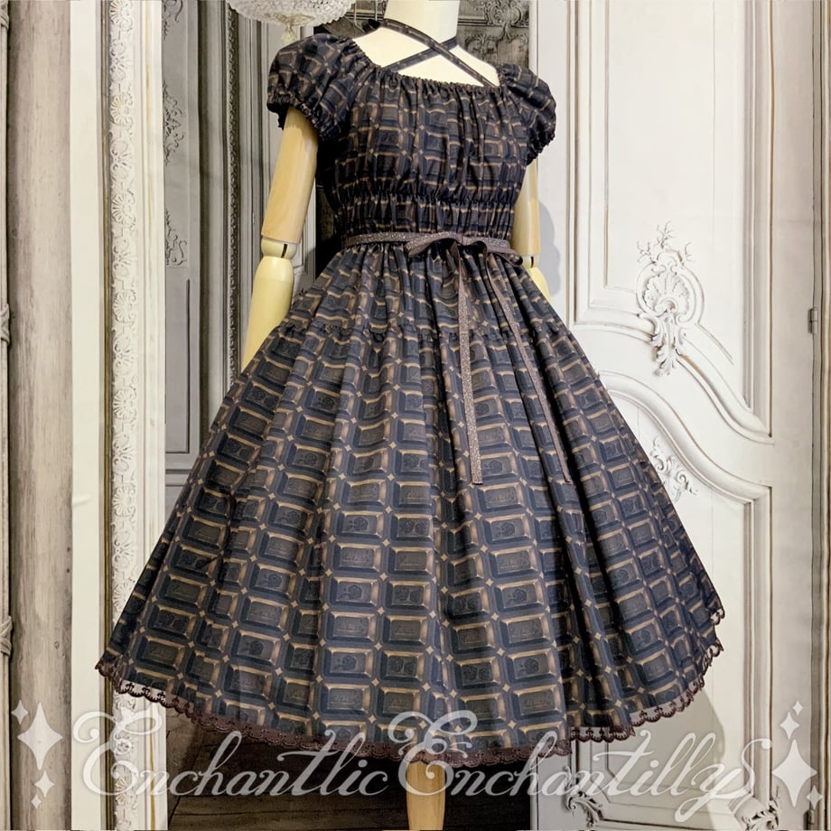 アンシャンテリー チョコレート ワンピース | Enchantlic Enchantilly