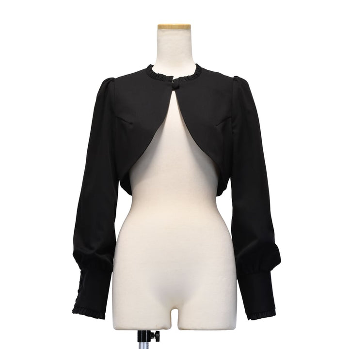 Sheglit クラシカルフリルボレロ 黒 フリルクラシカルボレロ | Sheglit | ロリータ ゴスロリ ゴシック