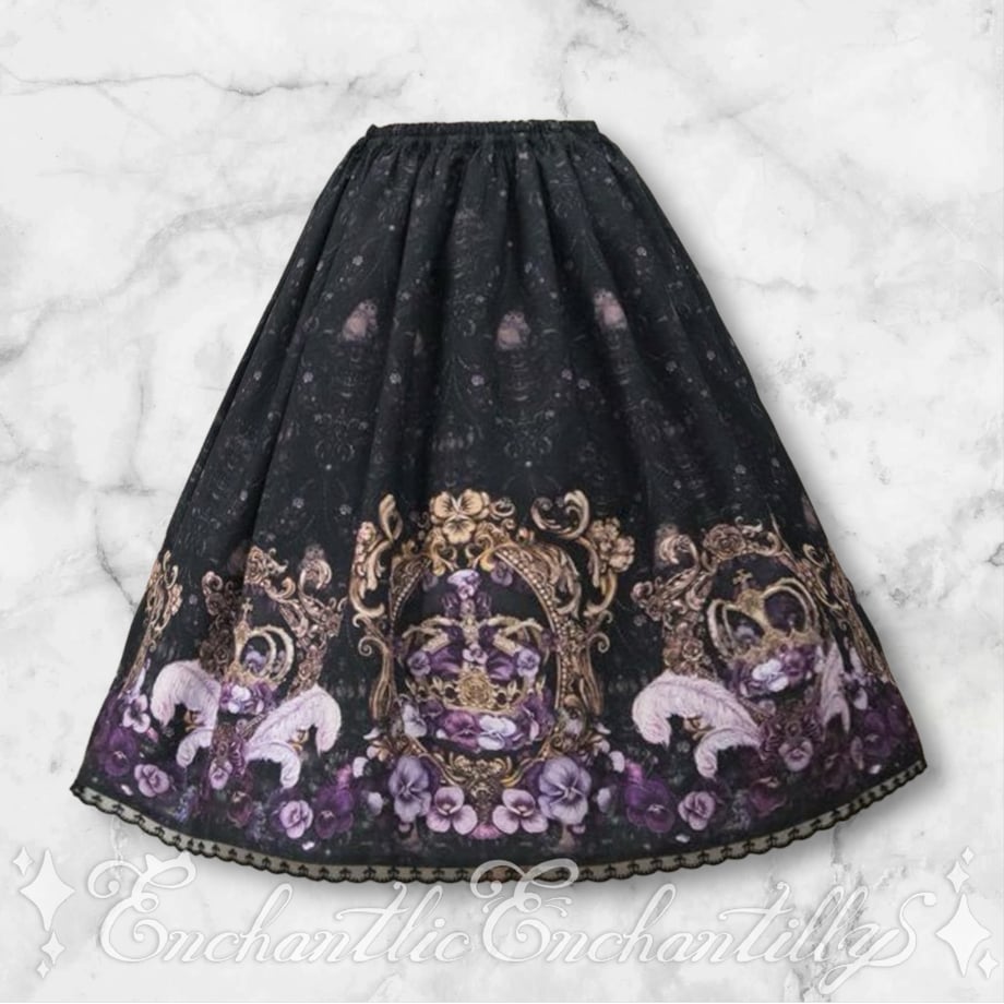 アンシャンテリックアンシャンテリー　すみれ姫の王冠スカート すみれ姫の王冠スカート | Enchantlic Enchantilly | ロリータ