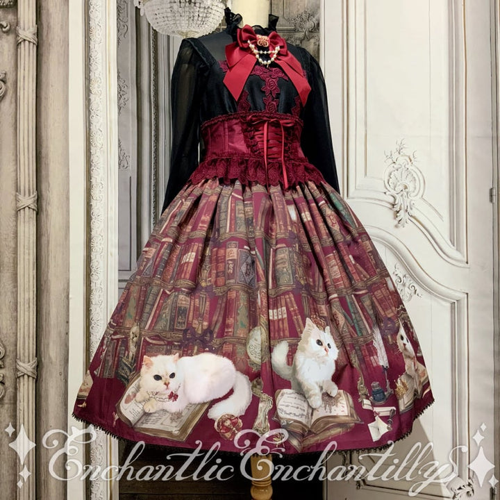 Queen cat〜秘密の書斎 スカート | Enchantlic Enchantilly | ロリータ