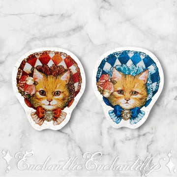Dolled Up Ring 双子のボンネット猫ちゃん | Enchantlic Enchantilly