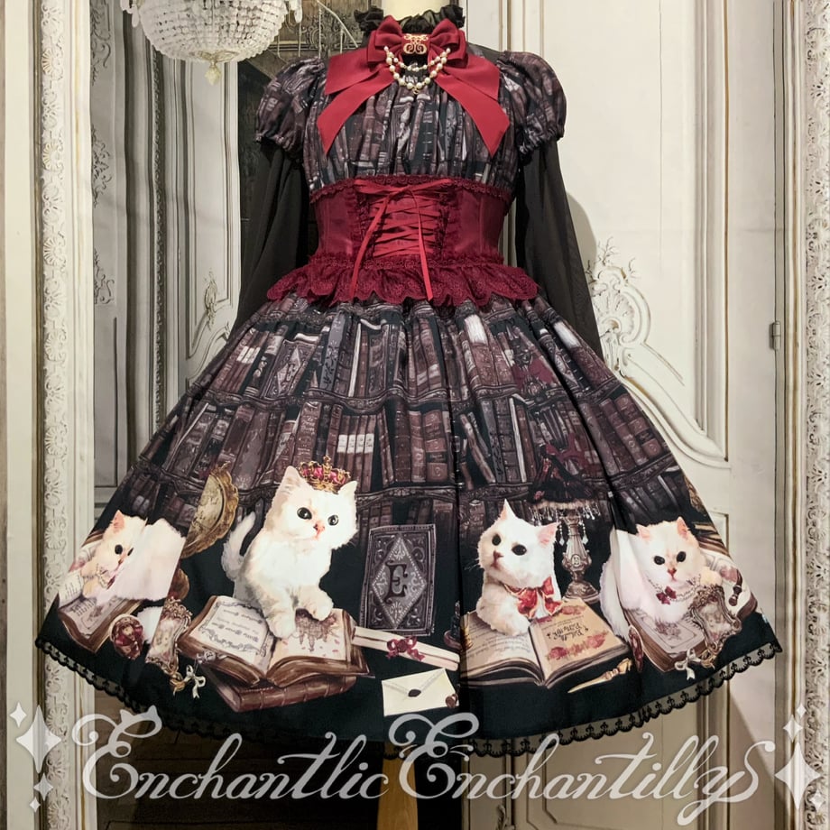 Queen Cat 〜秘密の書斎〜 ワンピース (クラシックブラック)【クーポン