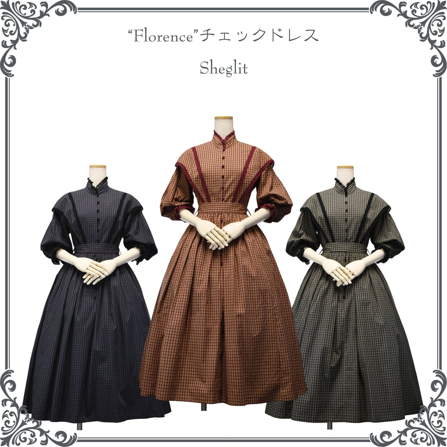 Florence チェックドレス【クーポン対象外】 | Sheglit | Wunderwelt