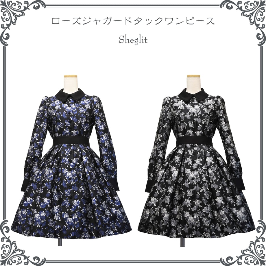 ローズジャガードタックワンピース | Sheglit | ロリータ