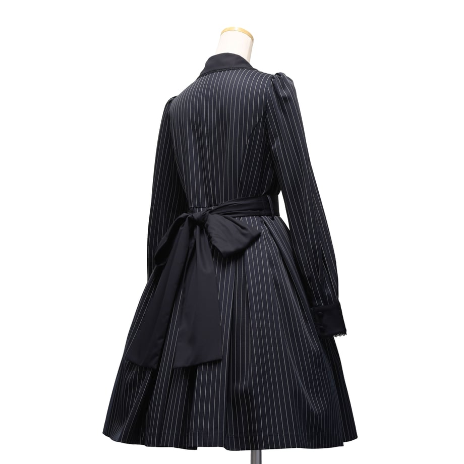 Sheglit タックワンピース (黒) ストライプタックワンピース | Sheglit | Wunderwelt Fleur - Online