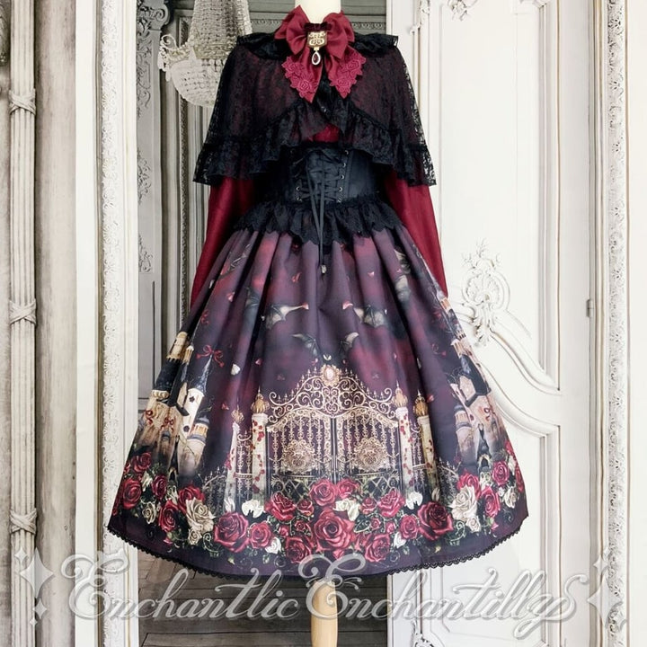 Rose Castle ~Invitation from the Duke of Bat~ Skirt (Red Night 