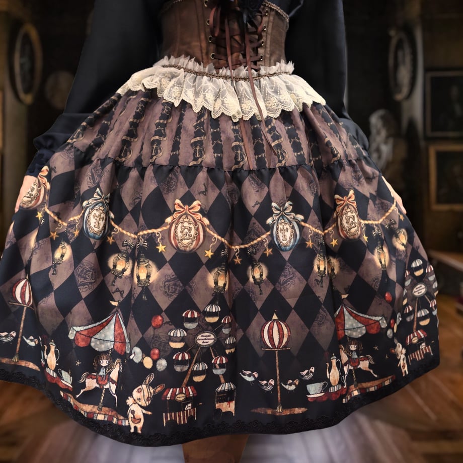 真夜中のパルコフェリーチェ ティアードスカート | Enchantlic