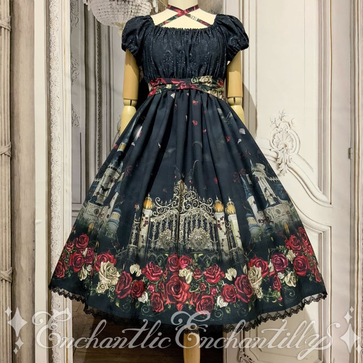 Enchantlic Enchantilly コウモリ公爵からの招待状 スカート Rose Castle Invitation from the Duke of Bat dress