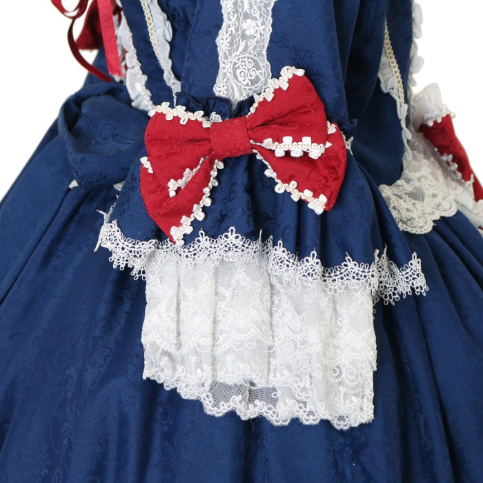 ヒナナ クイーナ Moira プリンセス ドレス ネイビー 白雪姫 ワンピース Mirror Snow White ワンピース・フルセット【Hinana Queena】 4