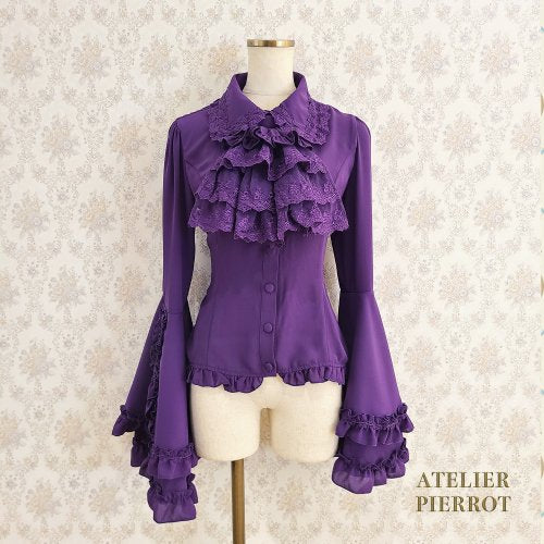 Louise Jabot Blouse | ATELIER-PIERROT | ロリータ ゴスロリ ゴシック 